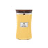 gele woodwick geurkaars large seaside mimosa 