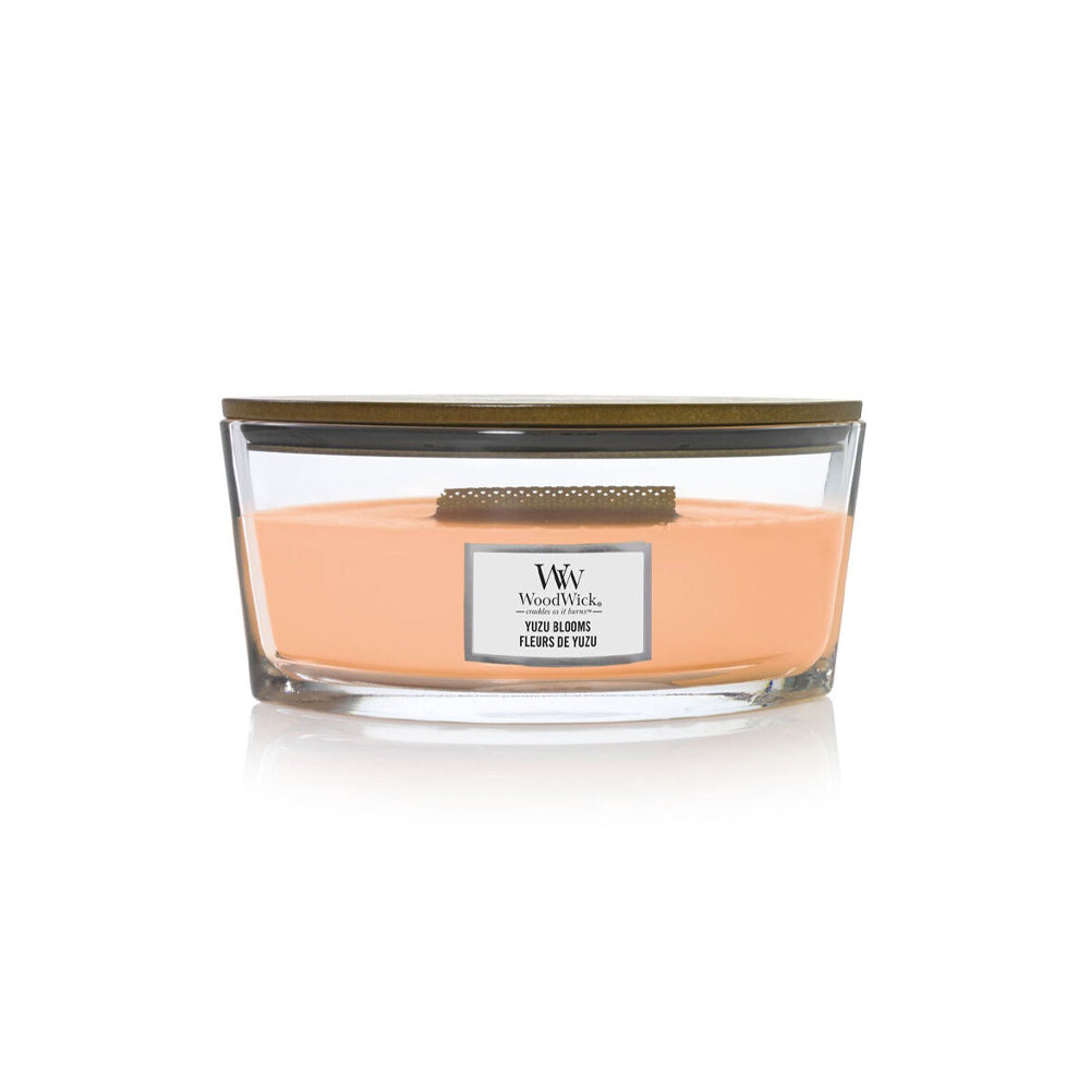 woodwick geurkaars yuzu blooms ellipse