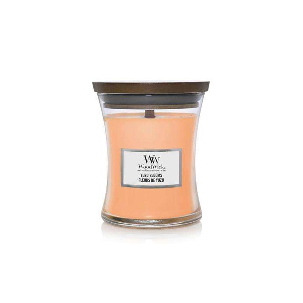 woodwick geurkaars yuzu blooms medium