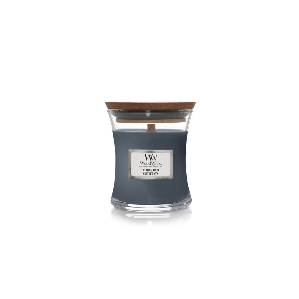 woodwick geurkaars mini evening onyx