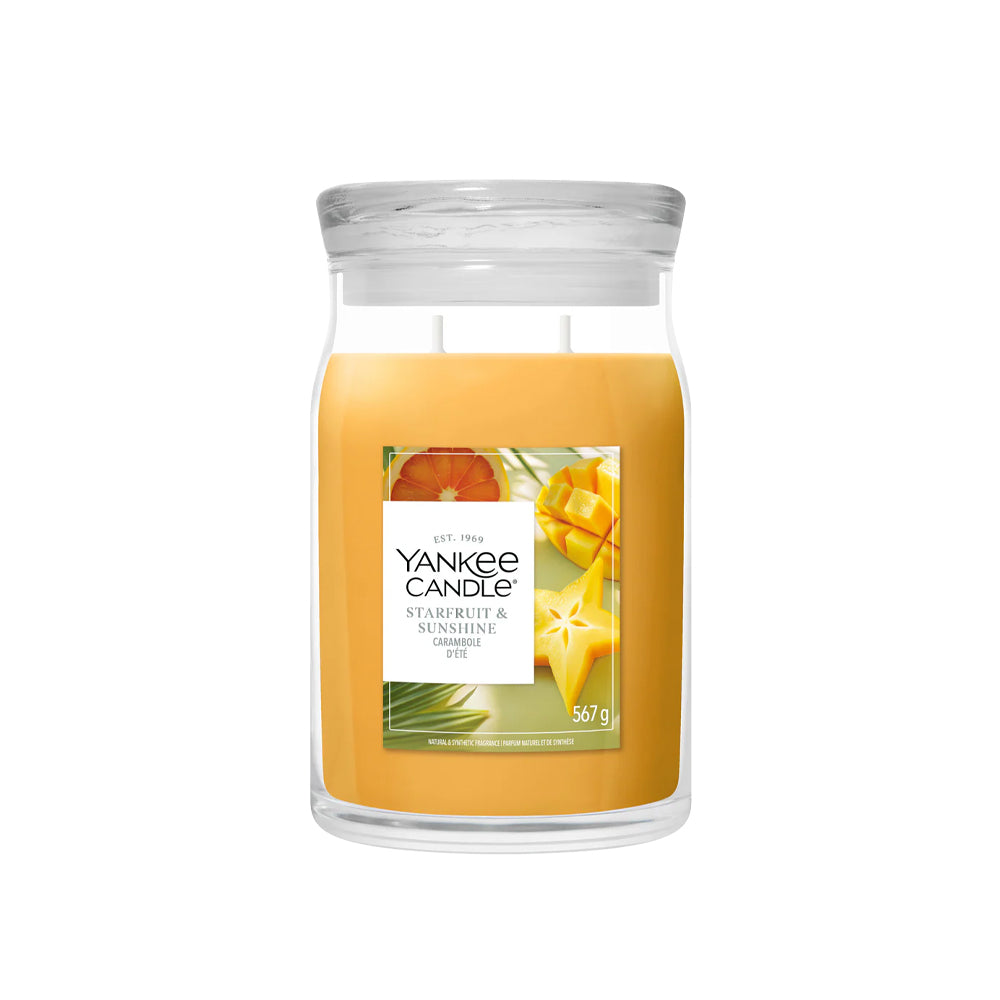 Yankee Candle - Starfruit & Sunshine - Signature Jar Large