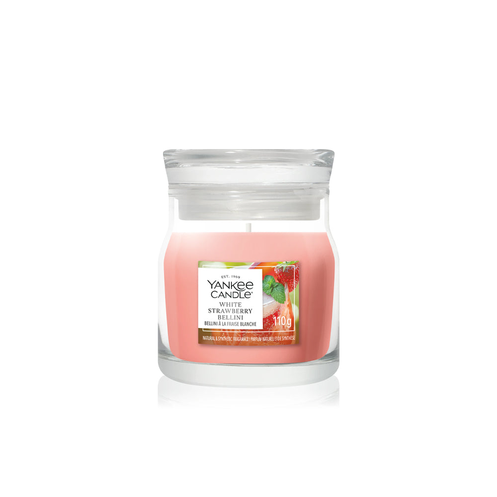 Yankee Candle - White Strawberry Bellini - Signature Jar Small