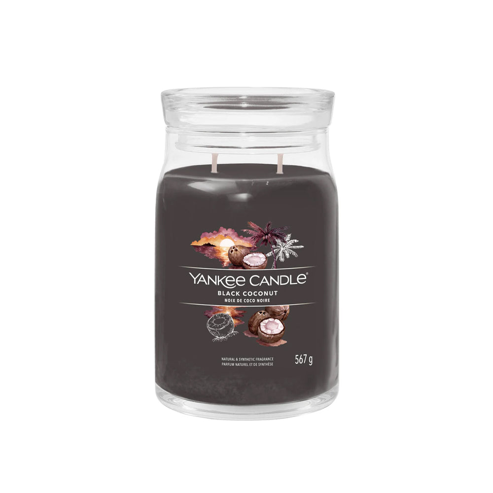 Yankee Candle - Black Coconut - Signature Jar Large