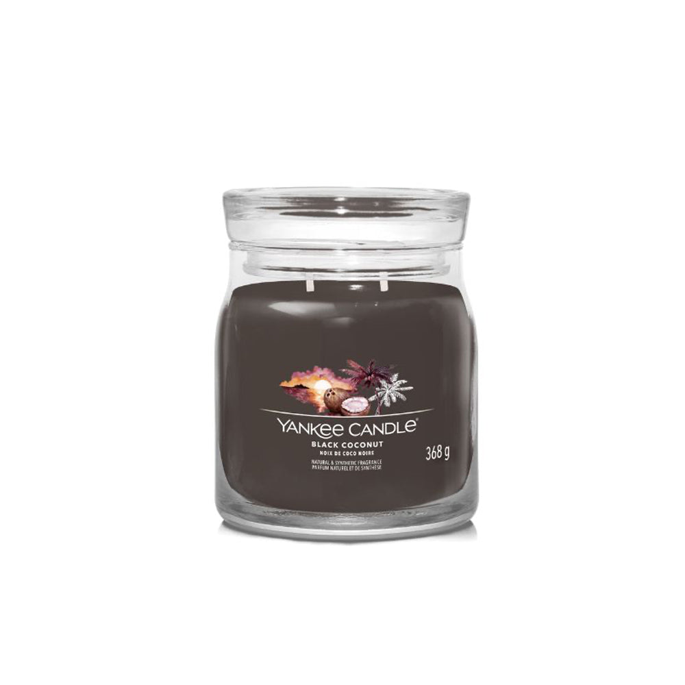 Yankee Candle - Black Coconut - Signature Jar Medium