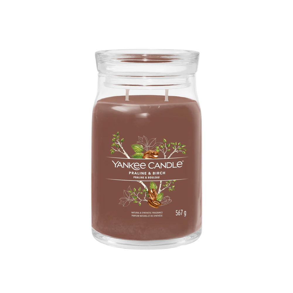 Yankee Candle - Praline &amp; Birch - Signature Jar Large