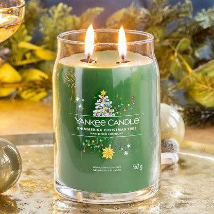Yankee Candle - Shimmering Christmas Tree - Signature Jar Medium