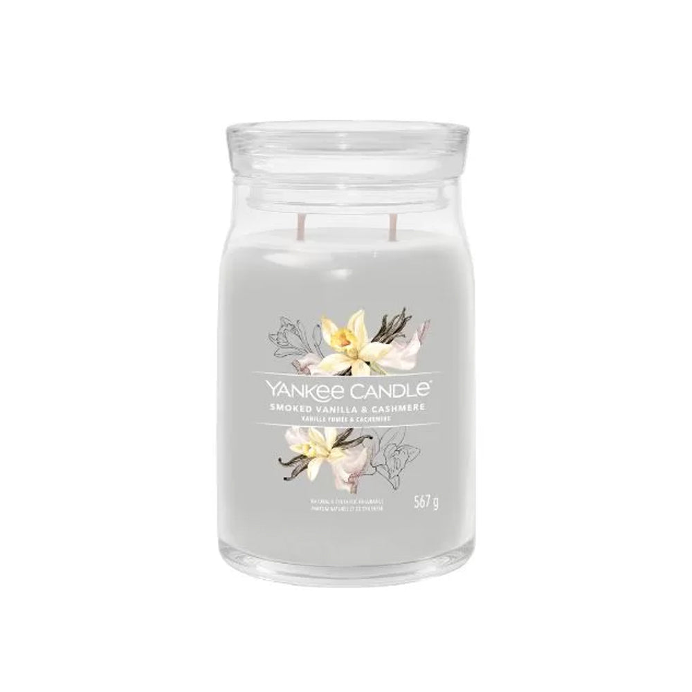 Yankee Candle - Smoked Vanilla &amp; Cashmere - Signature Jar Large