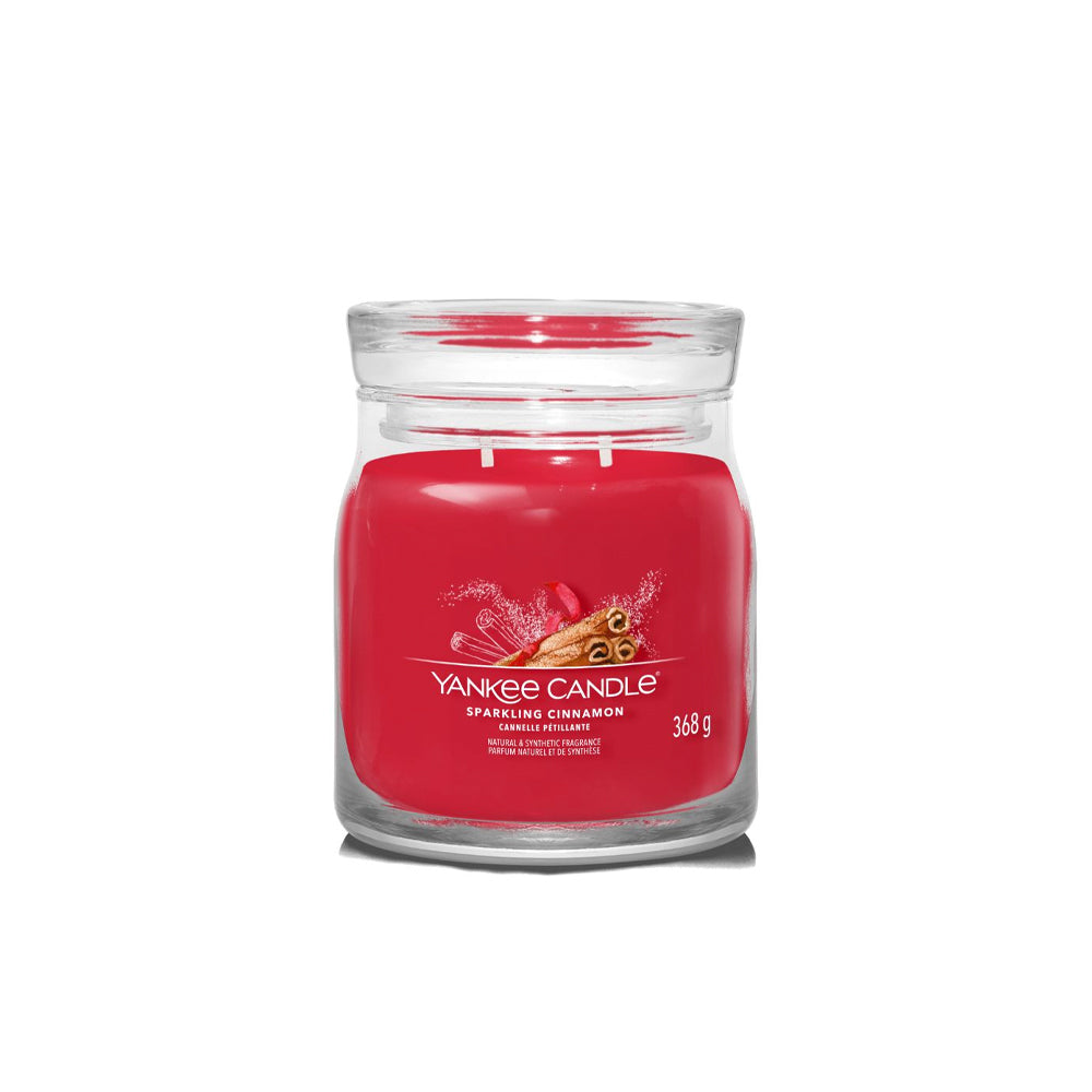 Yankee Candle - Sparkling Cinnamon - Signature Jar Medium