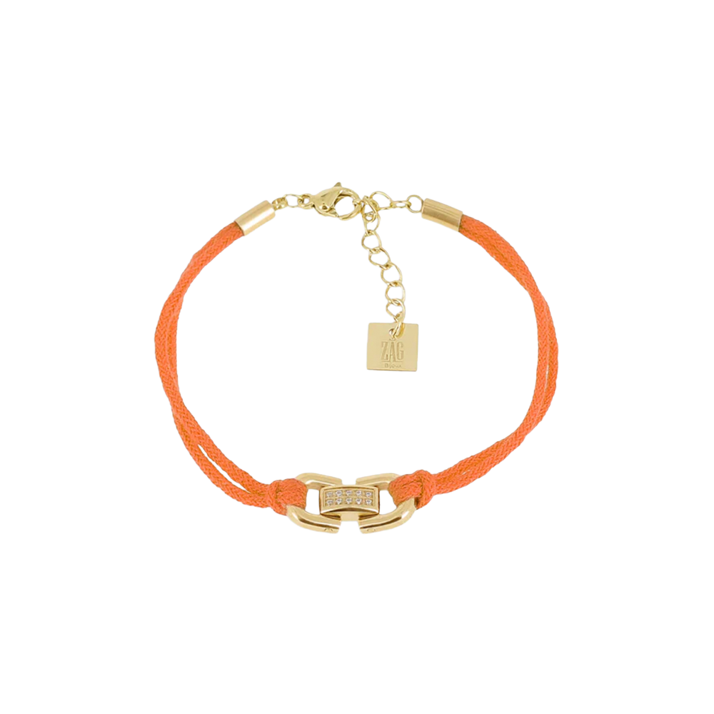 Zag Bijoux - Armband - Marinella Oranje