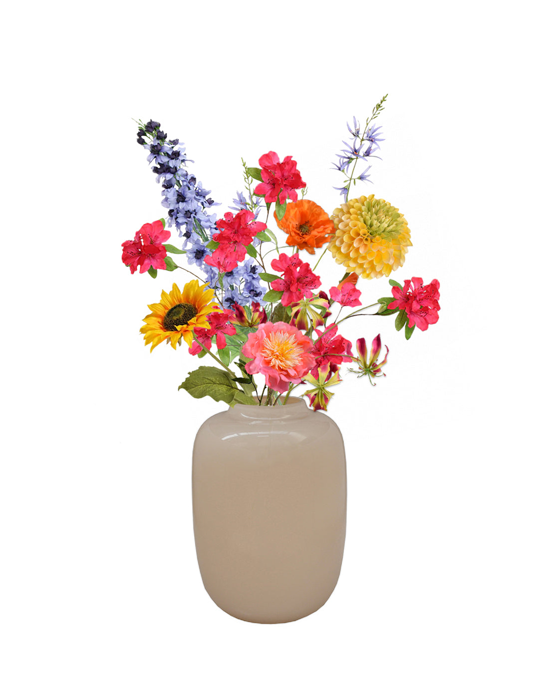 Boeket Zijden Bloemen - Colorful