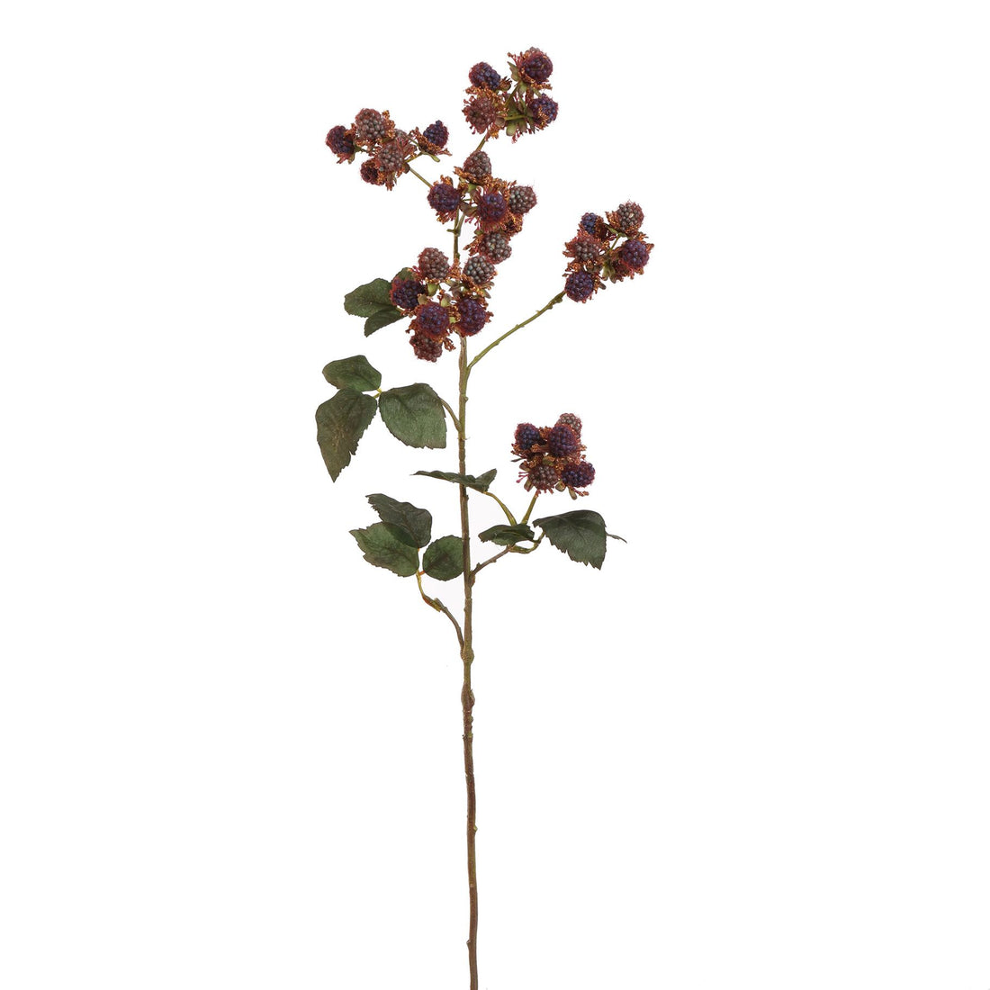 Zijden Bloemen - Bramen Tak Paars