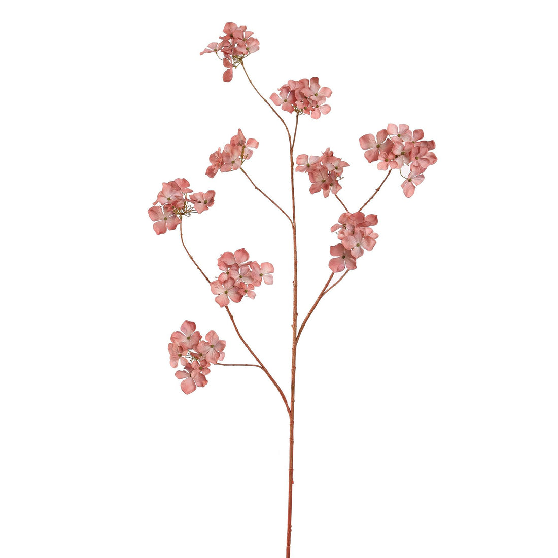Zijden Bloemen - Hortensia Tak Roze