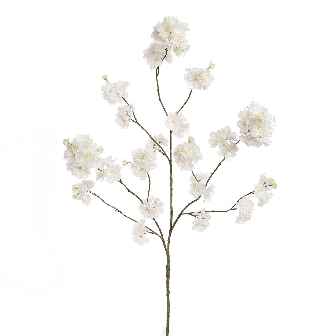 Zijden Bloemen - Kanzan Bloesemtak Wit