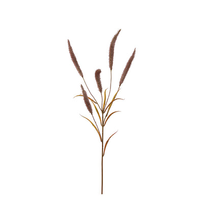 Zijden Bloemen - Graspluimen Bruin/Paars