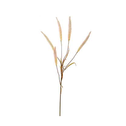 Zijden Bloemen - Graspluimen Crème/Roze