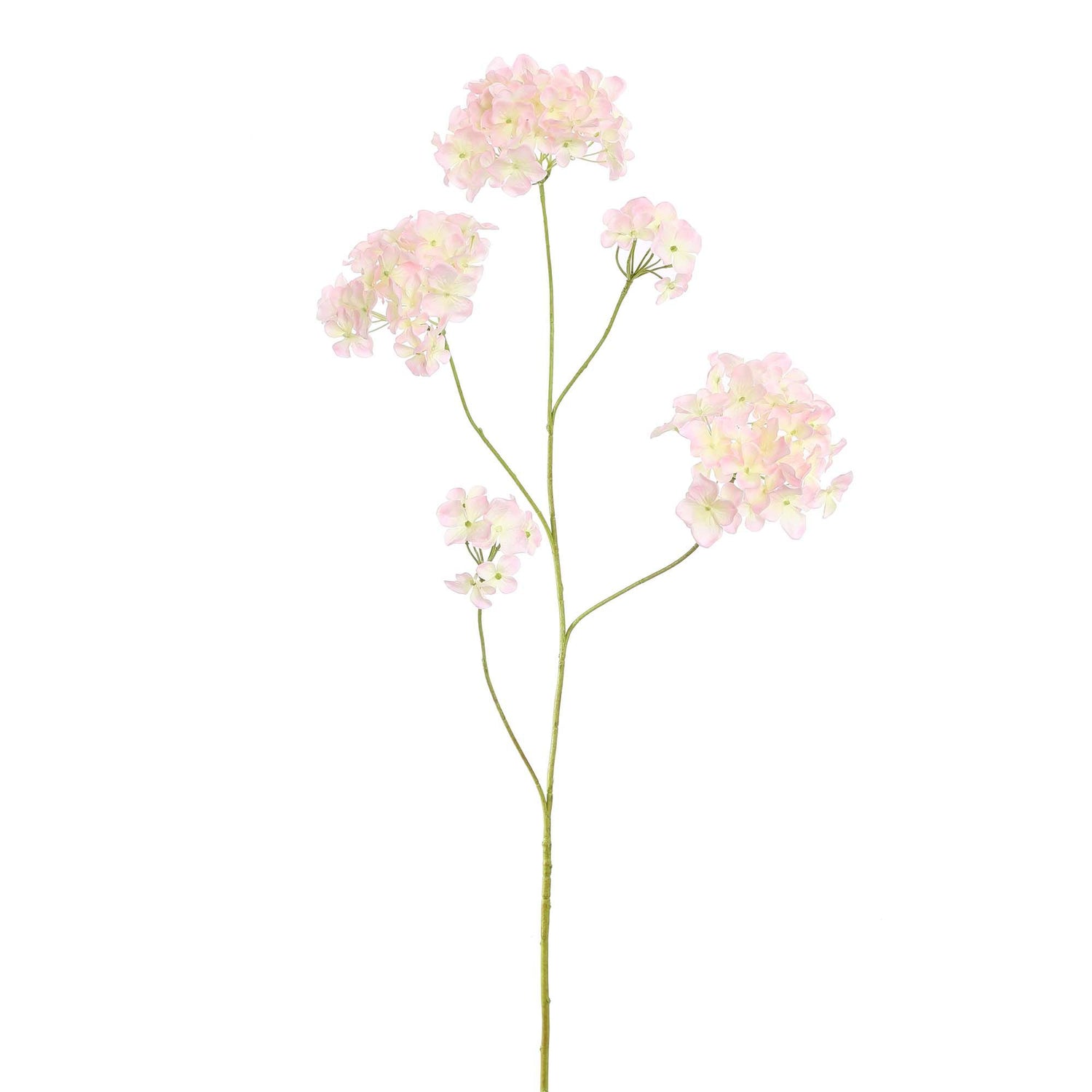 Zijden Bloemen - Hortensia Tak Roze