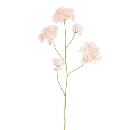 Zijden Bloemen - Hortensia Tak Roze