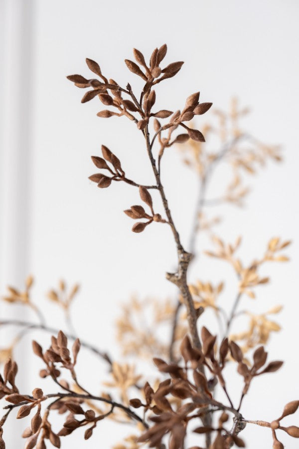 Zijden Bloemen - Silk-ka - Bessen Tak Donkerbruin