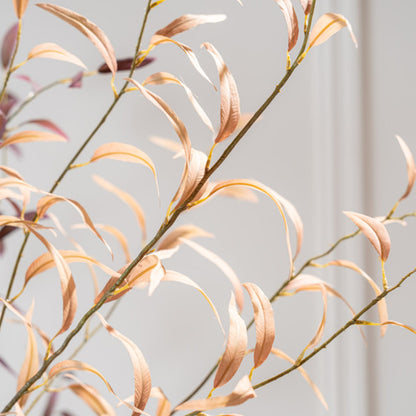 Zijden Bloemen - Silk-ka - Eucalyptus Tak Lichtbruin