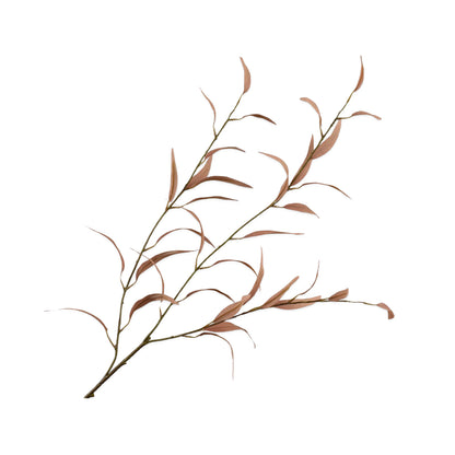 Zijden Bloemen - Silk-ka - Eucalyptus Tak Lichtbruin