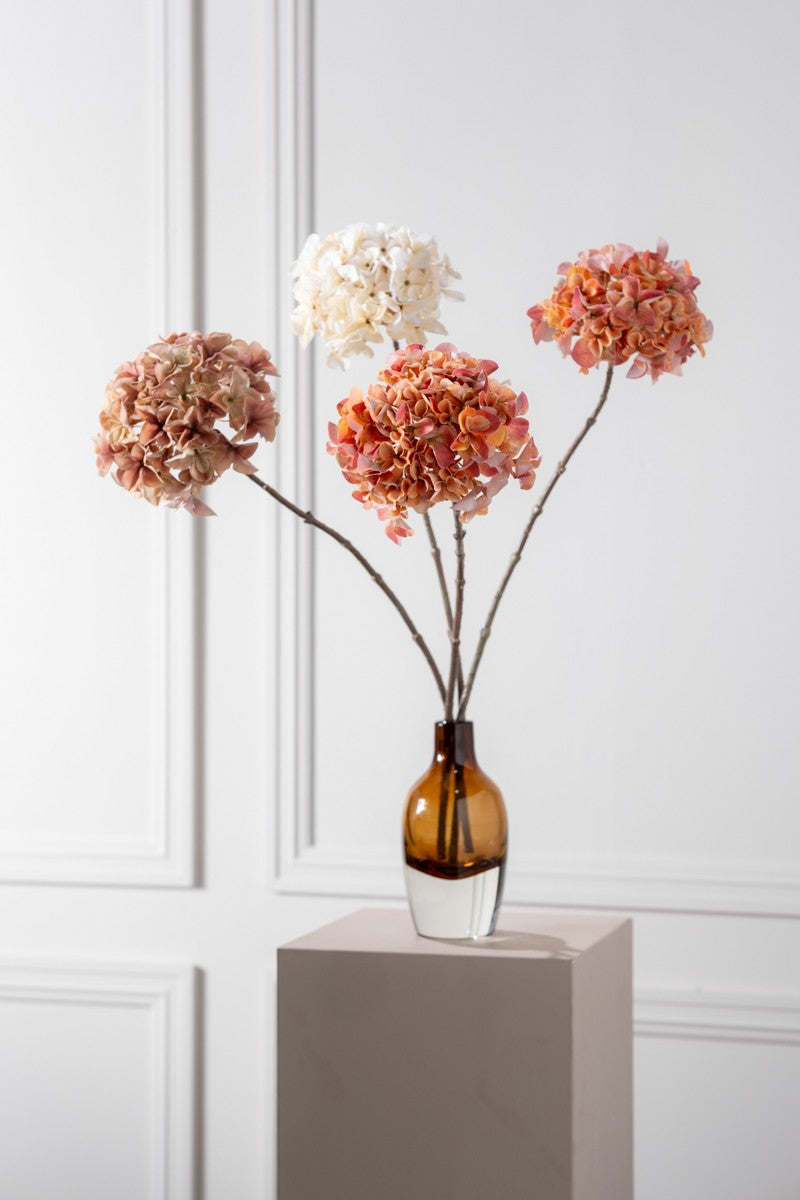Zijden Bloemen - Silk-ka - Hortensia Peach