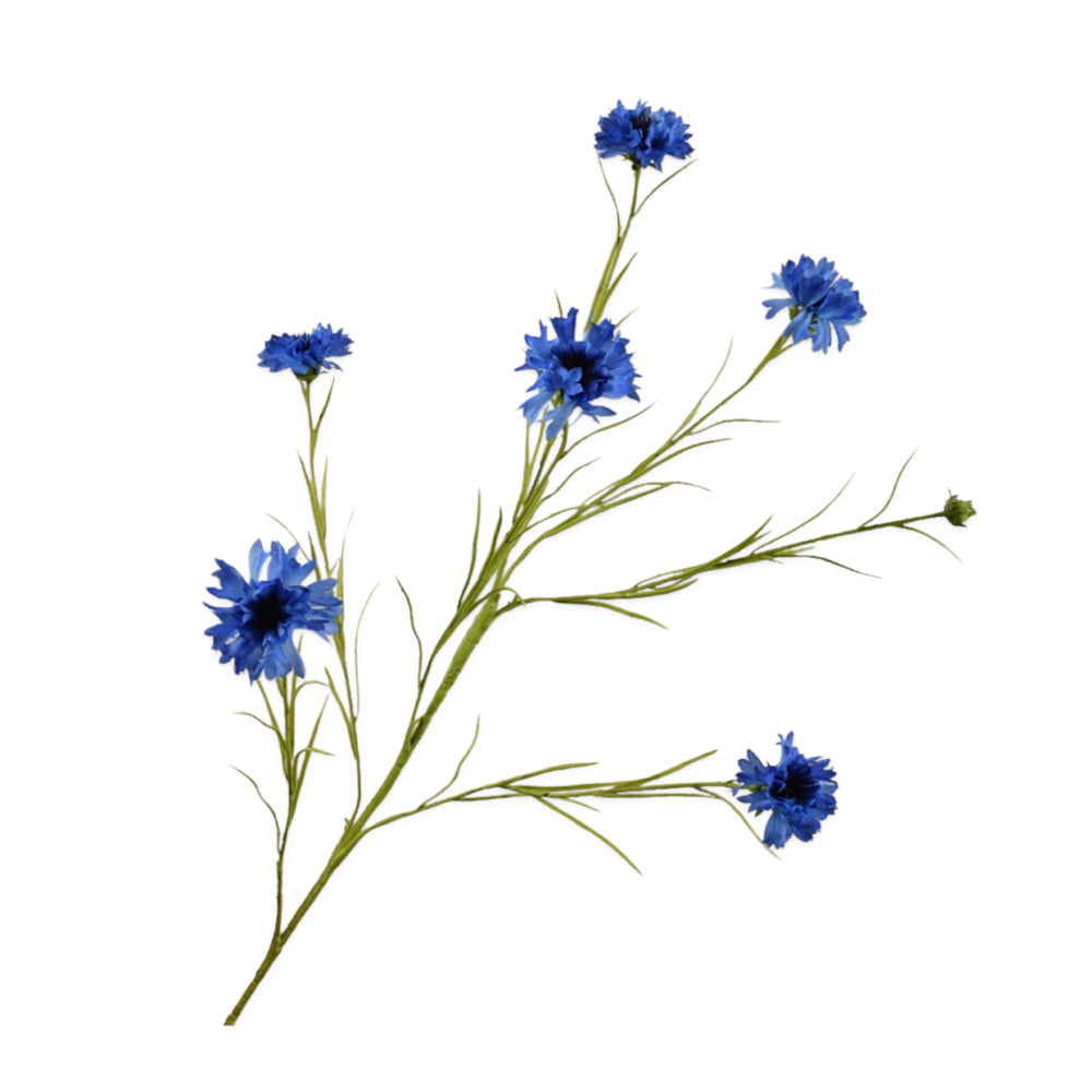 Zijden Bloemen - Silk-Ka - Korenbloem Blauw