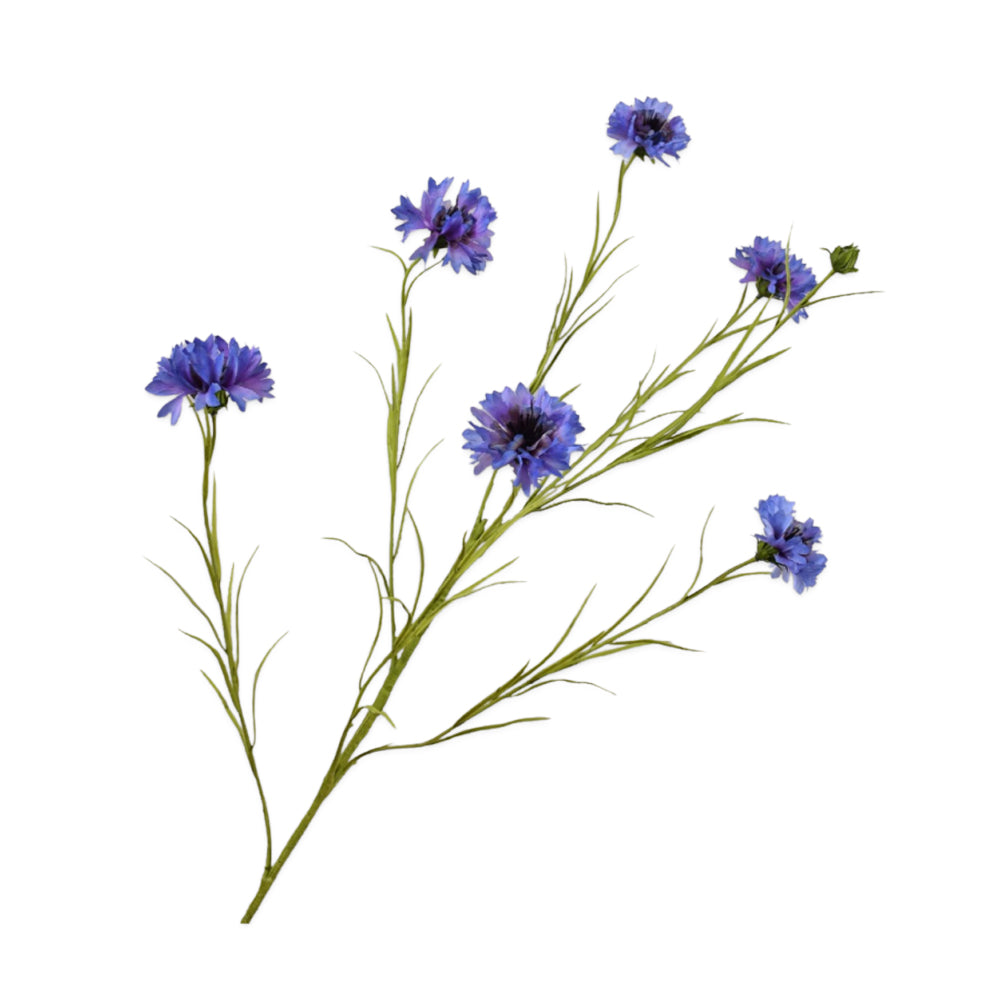 Zijden Bloemen - Silk-Ka - Korenbloem Paars