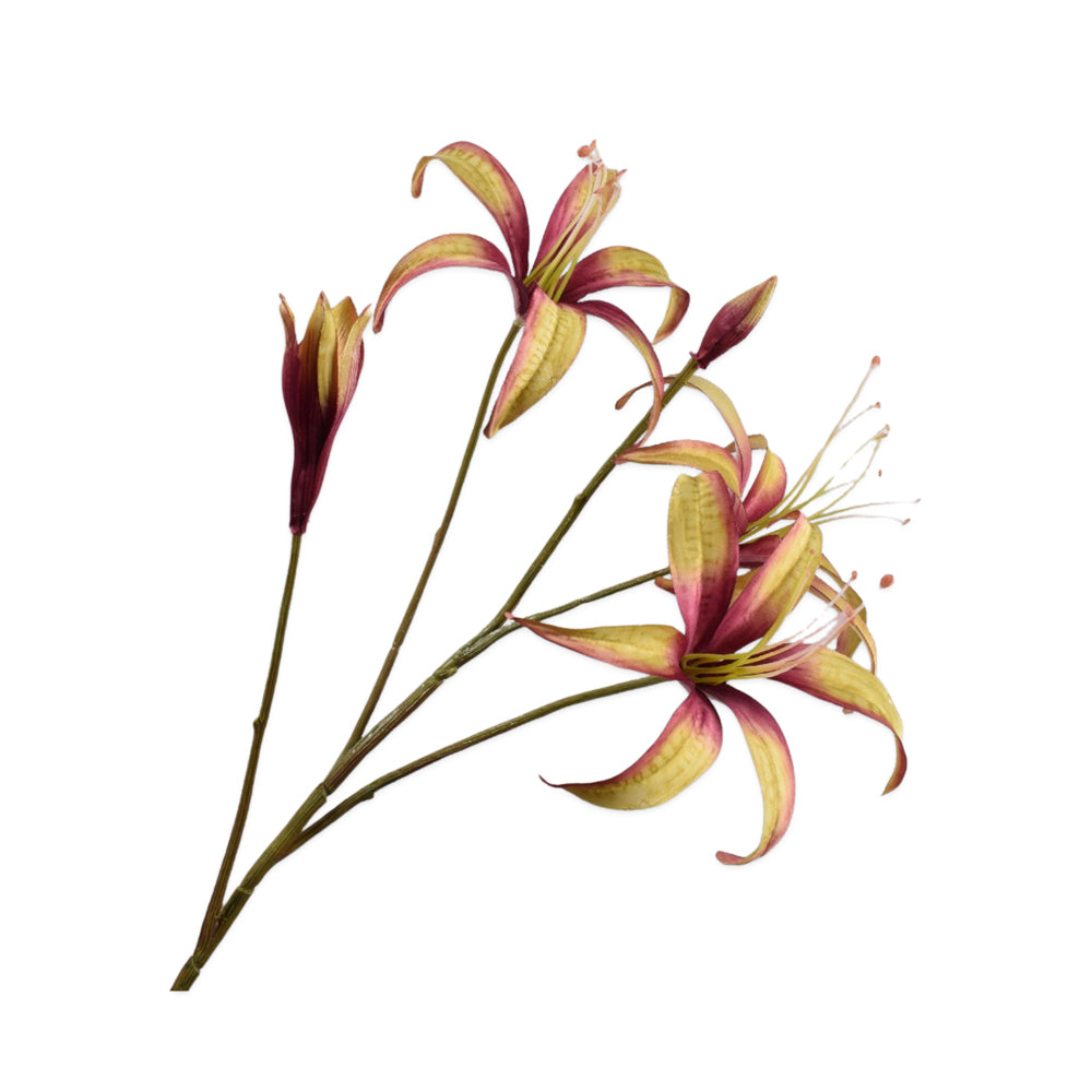 Zijden Bloemen - Silk-Ka - Paars/Groen