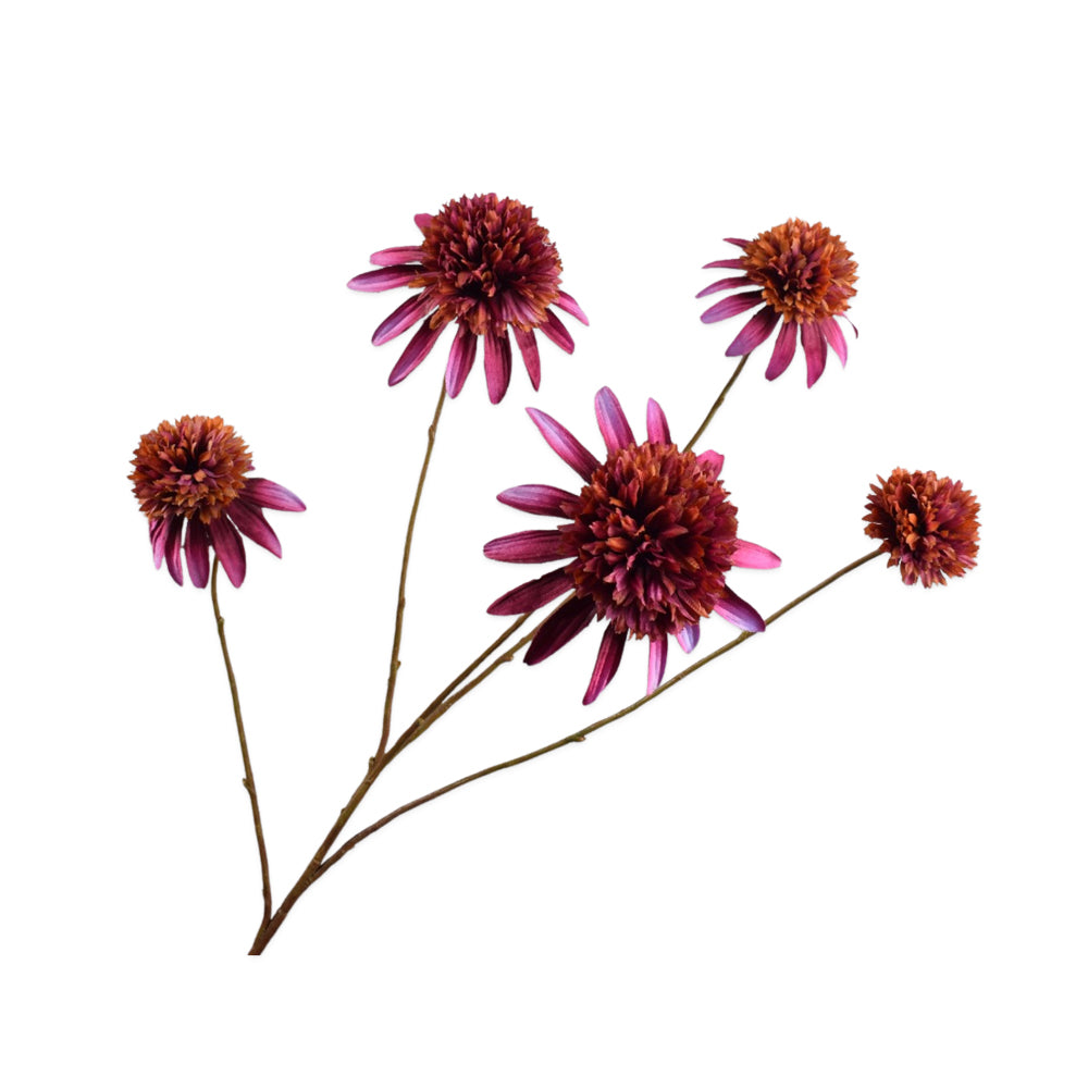 Zijden Bloemen - Silk-Ka - Rudbeckia Tak Paars