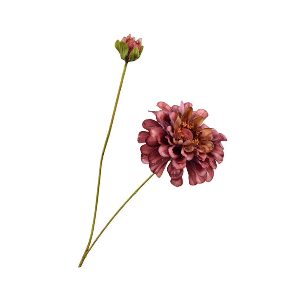 Zijden Bloemen - Silk-Ka - Zinnia Mauve